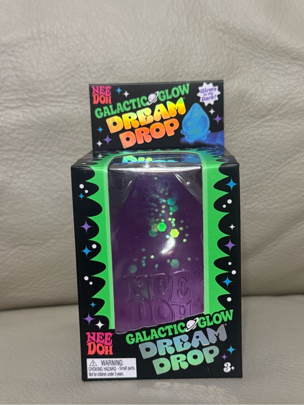 Needoh Galactic Glow Dream Drop Purple Nebula Haze Authentic Glow in The Dark